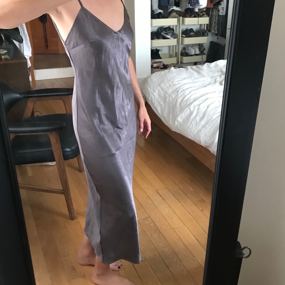 Topshop cross strap maxi slip dress NWT